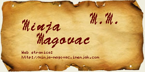 Minja Magovac vizit kartica